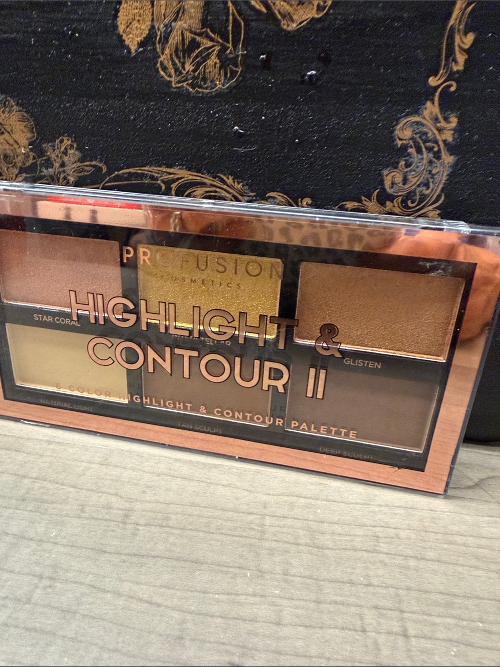 Profusion Cosmetics Highlight & Contour II Palette - Gold, Bronze, Coral